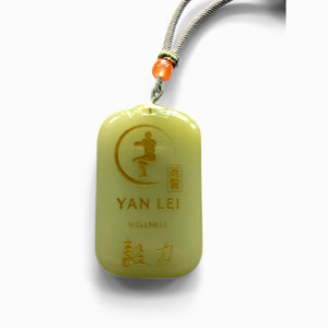 Zen Buddha - Willpower - Green Amulet